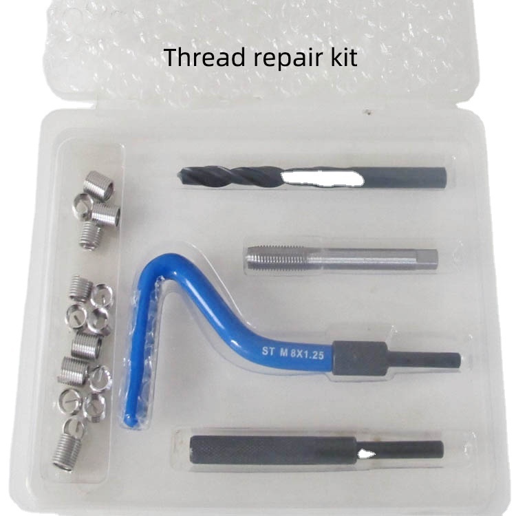 131-Piece OEM Supported Hand Tool Kit Automotive Mechanics Including Bit Tap Tools Iron Steel Package Repair Features Box