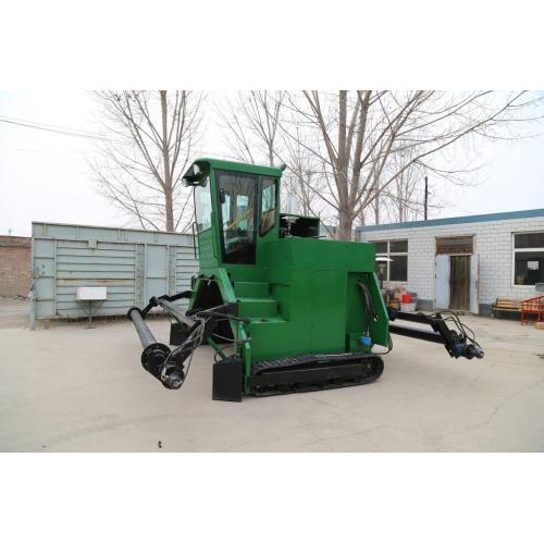 Manure And Crops Residue Shredding Compost Mixer Machine