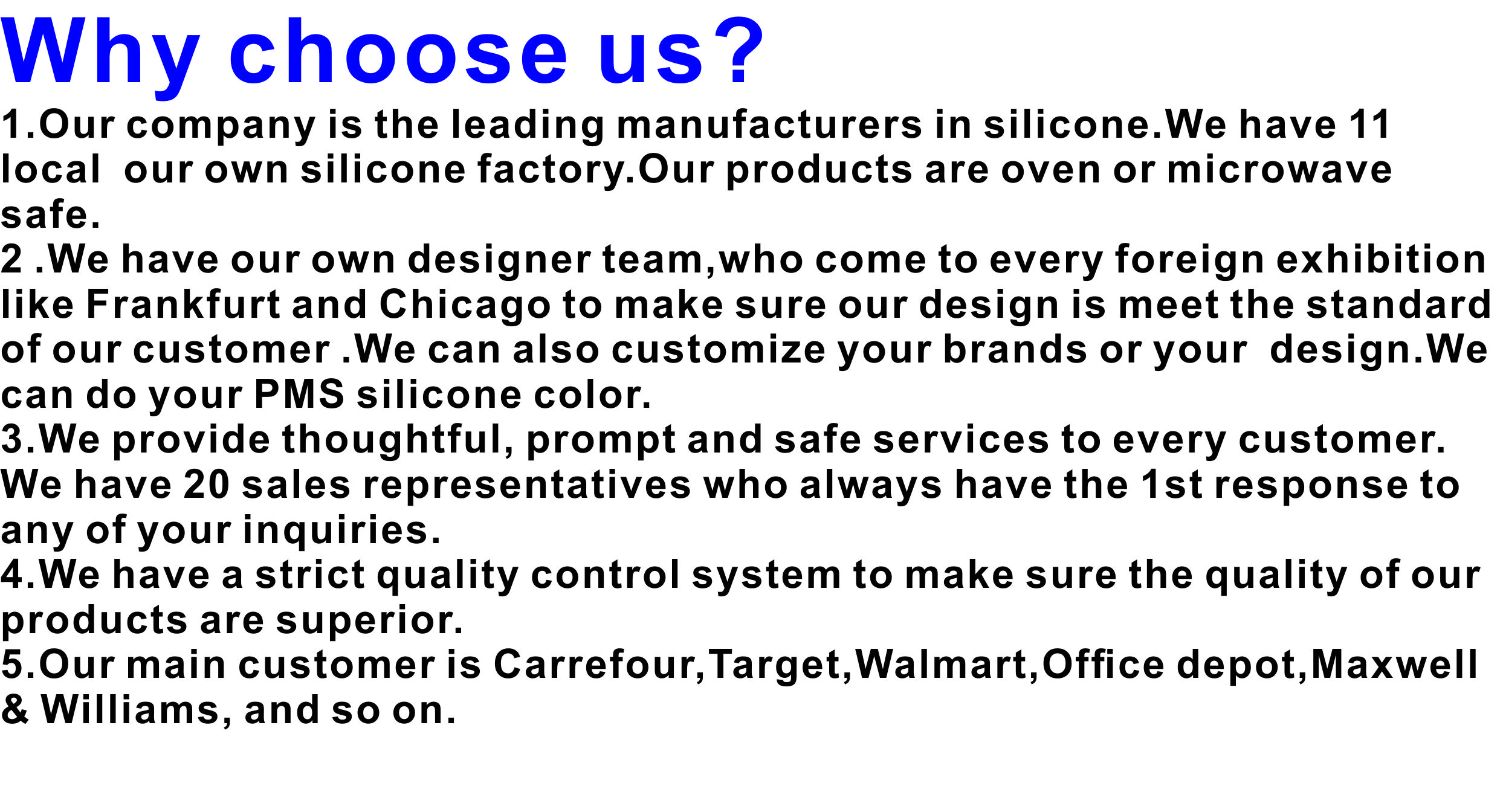 Why choose us