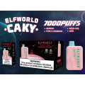 Wholesale Elf World Caky 7000Puffs Rechargeble Vape