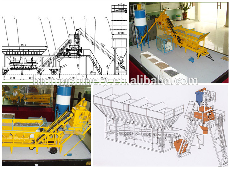Hot selling YHZS25 concrete batch plant for sale