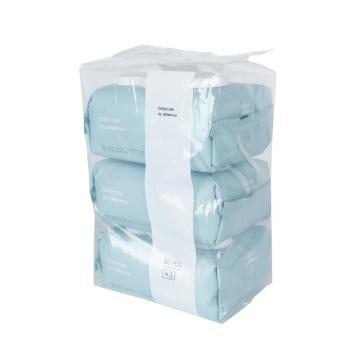 Lingette humide 100% bambou biodégradable pour nettoyage super doux