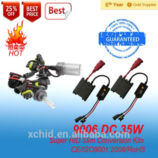 hottest sale! xenon hid headlight Error Free Slim ballast 12V/24V 35W/55W Canbus hid xenon kit 9006