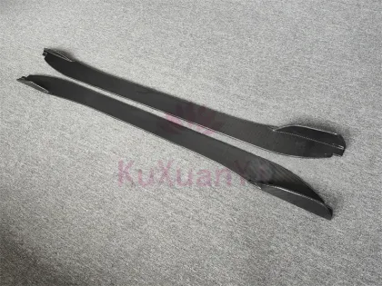 13-19 Jaguar F-TYPE C Style Carbon Fiber Side Skirt Extension Kit