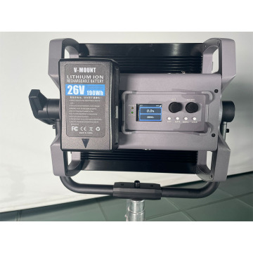 professional photography lighting 400W CW WW Bi color panel with battery powered