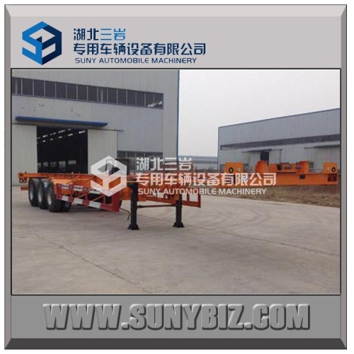 Made in China transport container semi-trailer Skeleton container trailer