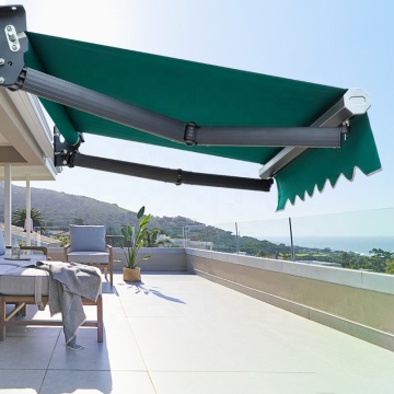 Competitive Rate Aluminum Wall Mount Retractable Awning with QC Control and Rain Protection
