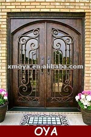 Exterior metal double french doors styles