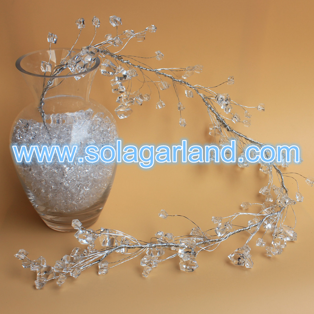 Crystal Beaded Garland Branch