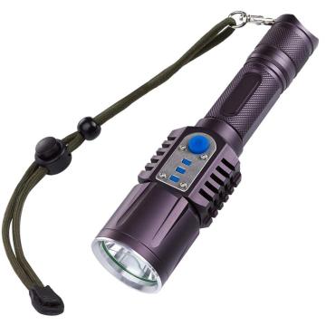 IHUAlite 15W Rechargeable Aluminum Power Bank with 1000 Lumens LED Torch Flashlight
