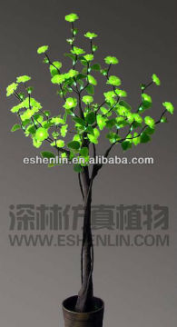 wedding accessory,plastic flower tree with light up artificial flowers