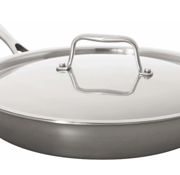Household stainless steel frying pan wholesale