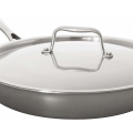 Household stainless steel frying pan wholesale