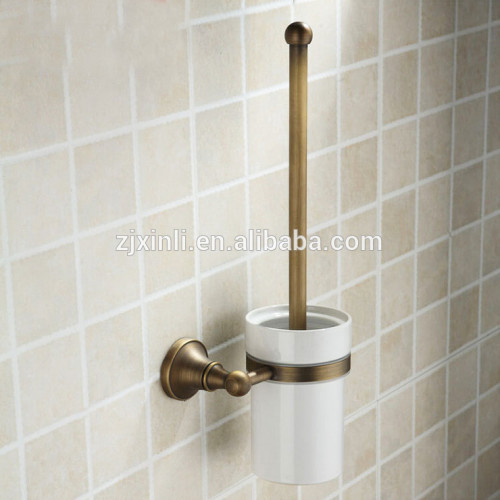 Brass Toilet Brush Holder, Bronze Finish Bathroom Accessories, X16004N