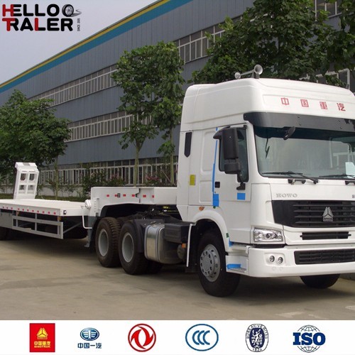 New 3 Axles Tractor and Low Bed Trailer Truck Price