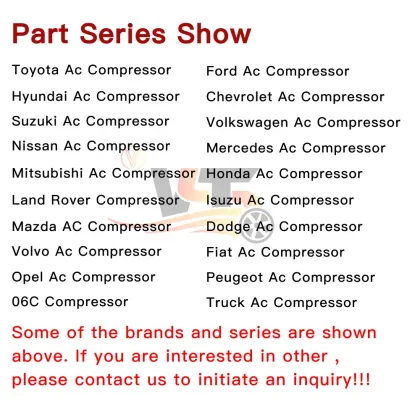 778BH17C 12V Car AC Compressor for Chrysler Ram Promaster 3.6L