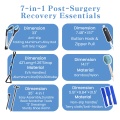 7pc Hip Replacement Recovery Kit (Bath Brush)