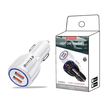 Dual USB Car Charger Adapter with 3.1A Smart Car Charger for Mobile Phones