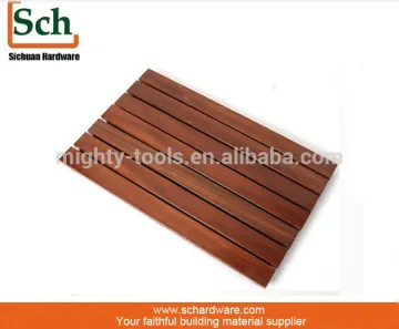 Bathroom Use Solid Wood Material Non-slip Mat