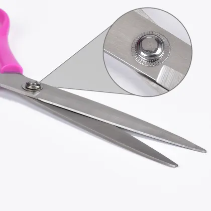 plastic sewing tailor scissors with safety cover