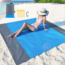 На открытом воздухе складной водонепроницаемый пляжный коврик без песка
