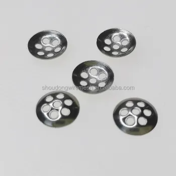 Wholesale Round Stainless Steel Smoking Pipe Metal Filter Screen Accessories