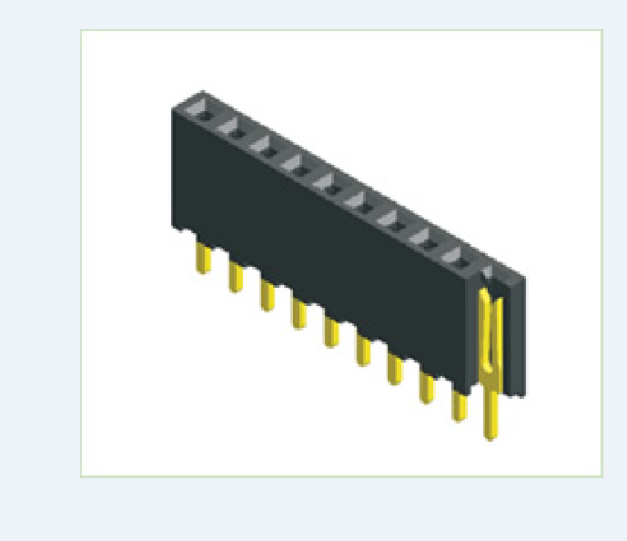 2.0 mm (.079 &#39;&#39;) Conectores de encabezado femenino femenino de una sola fila