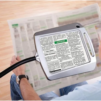 Led Desk Lamp With Magnifier 3X Magnifying Reading Lamp For Old People Asthenopic Group