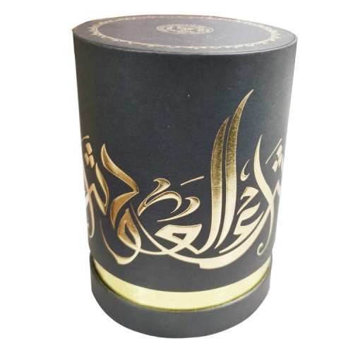 Customized logo Perfume round paper tube box packaging