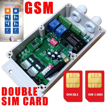 Double SIM Card GSM Controller for Garage Door