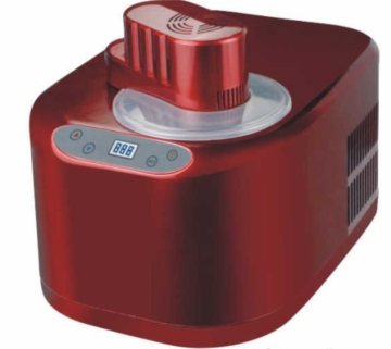 The red ice cream machine