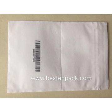 Envelope da lista de embalagem do código de barra com Zipper