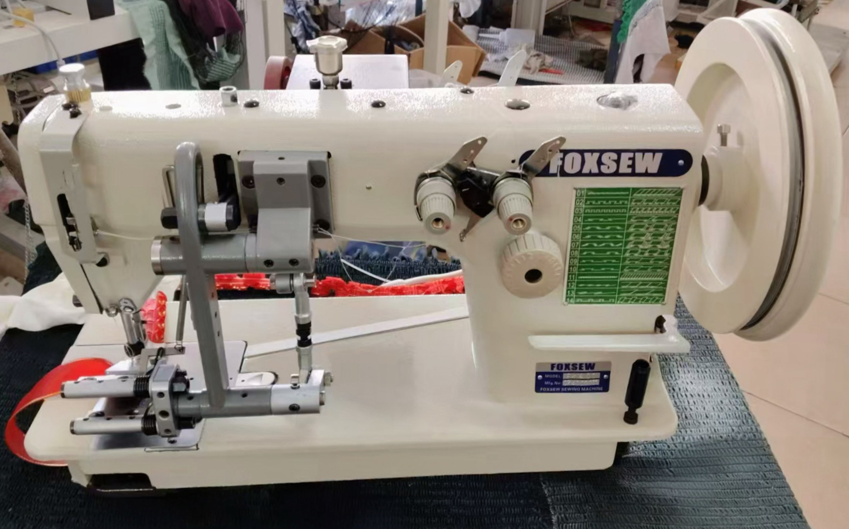 Multi Purpose Rosette Ribbon Pleating Sewing Machine FOXSEW FX400 -1