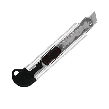 18MM Width Convenient Multi Functional Wholesale Durable  Mental Material Utility Knife With 5 Blades