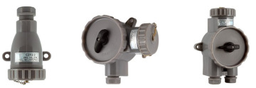 Marine Nylon Watertight Plug and Socket with switch