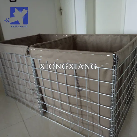 8cm Hole 4mm Thick Welded Gabion Defensive Barriers - Explosion Proof Wall