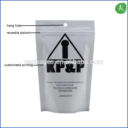 Hot sale one side clear aluminum foil yin yang bags for food packaging