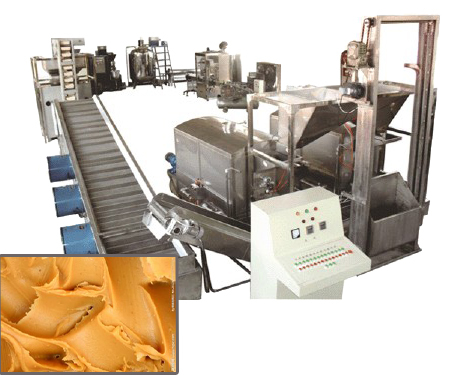 Stainless Steel Automatic Complete Peanut Butter Production Line