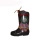 Boy winter rubber rain boots with drawstring rope