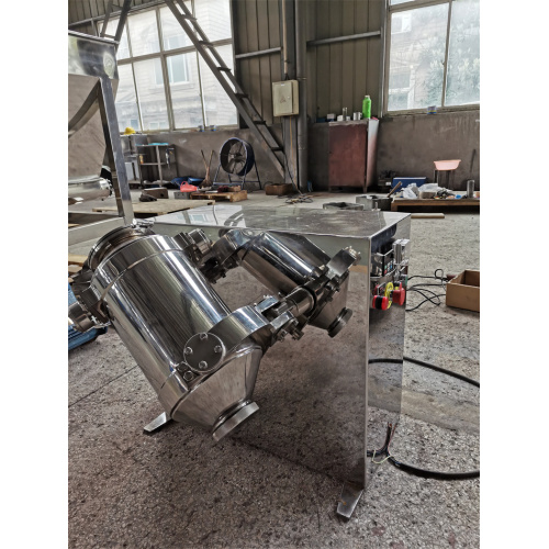 Pharmaceutical Chemical Food 3D rotating drum powder mixer