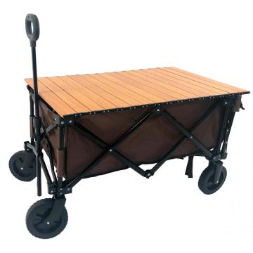 I-Outdoor Golding Garden Wagon ngesibambo esiguqukayo