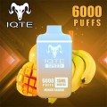 Valette à vente chaude Bar 1600 Puffs jetables vapes