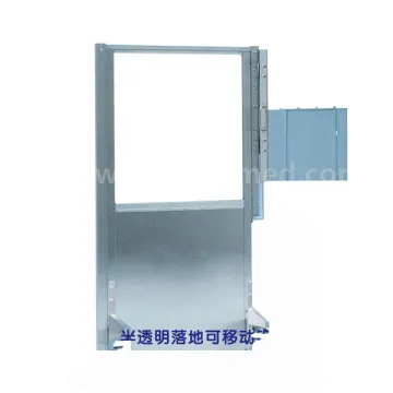 Translucent floor movable lead screen