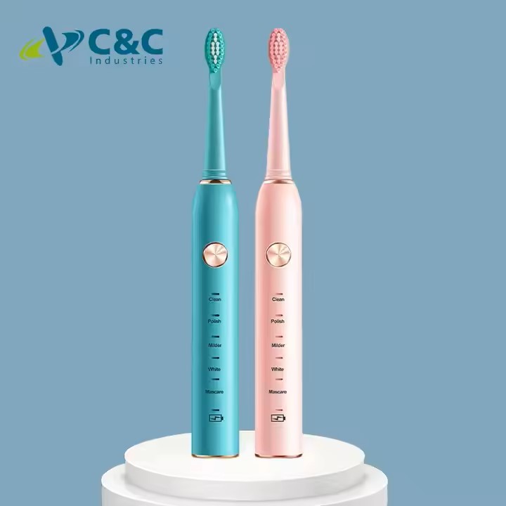 IPX7 Rated Electric Toothbrush with Sonic Technology