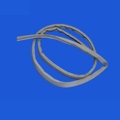 Rubber edge for sheet metal seal strip