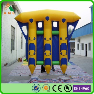 Cheap price commercial grade pvc inflatable banana boat for sale