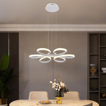Modern Smart Hanging Ceiling Ring Chandelier Lamp