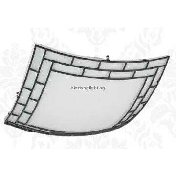 Decorative metal ceiling light