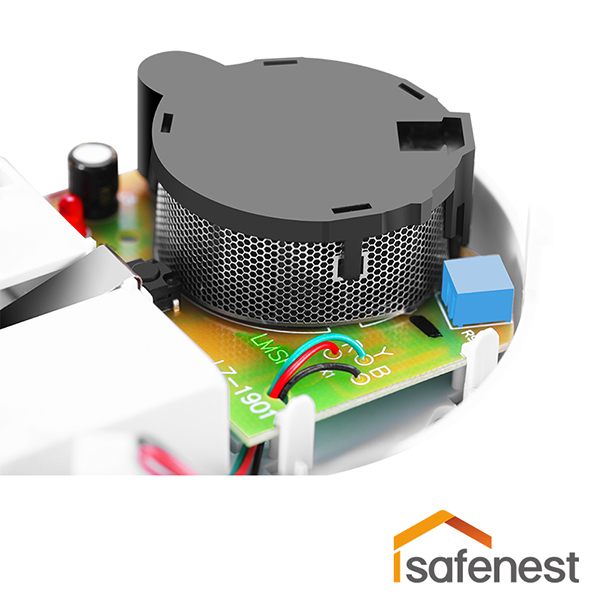 Wireless Photoelectric Smoke Detector System LZ1901
