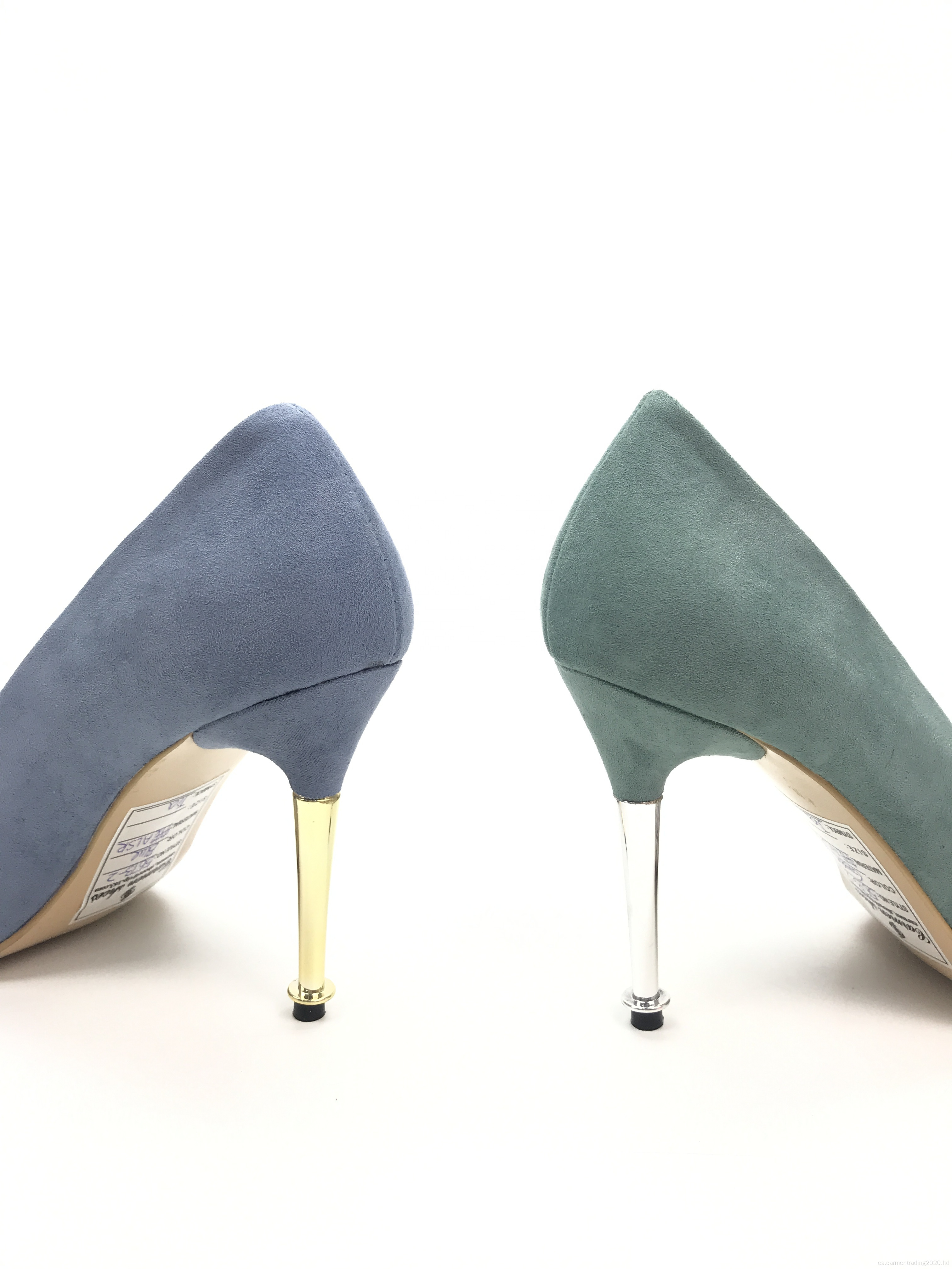 Pombas de damas apuntando tacones altos sexys